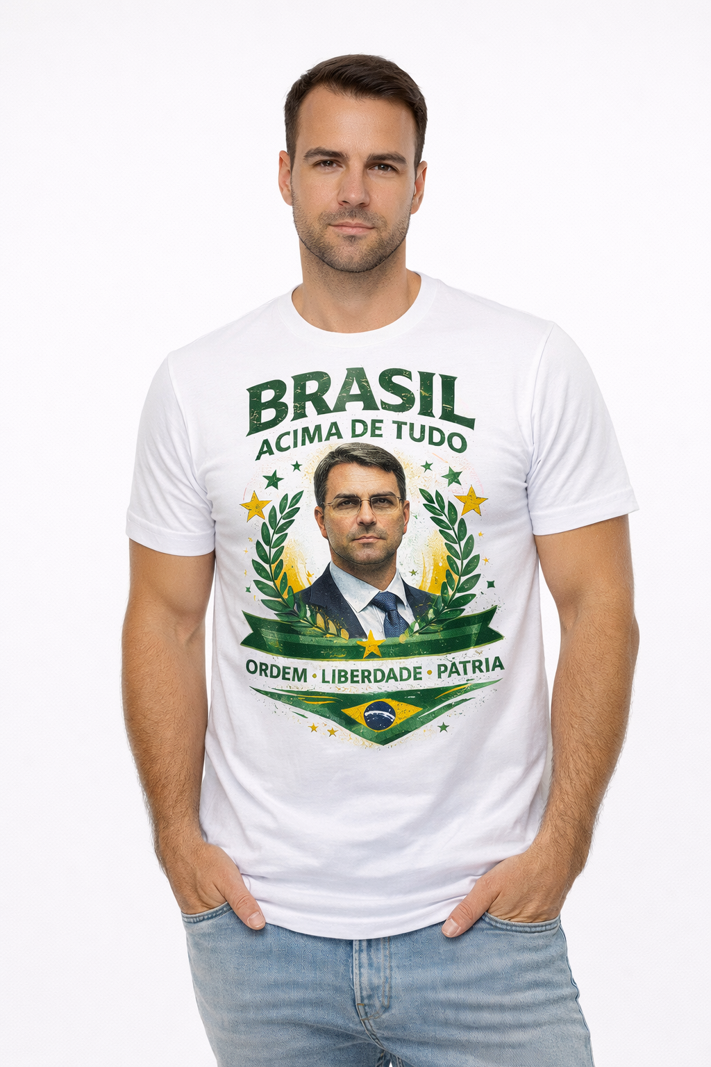 Camiseta Ordem, Liberdade e Patria